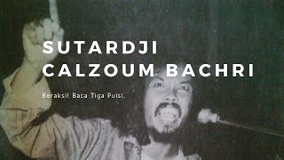 Sutardji Calzoum Bachri Medley Baca Puisi Aku, Tanah Airmata, dan Pemuda Mana Telurmu