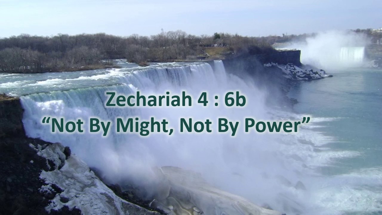 Zechariah 4:6b Not By Might, Nor By Power,KJV Singalong W Lyrics - YouTube