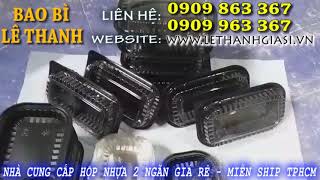 HỘP NHỰA 2 NGĂN ĐỰNG THỨC ĂN GIÁ TỐT NHẤT TẠI LÊ THANH