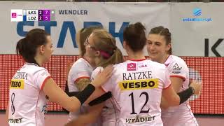 Roberta Ratzke | ŁKS Commercecon Łódź  | Melhores Momentos | TAURON League Highlights