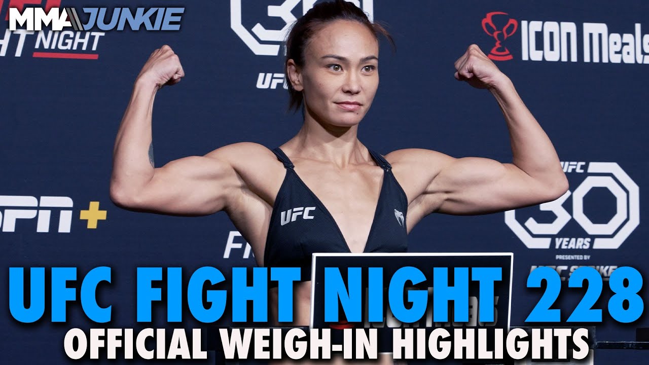 UFC Fight Night 228 Official Weigh-In Highlights: Perfect Session In ...