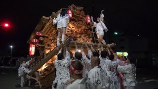 2019.7.21 東大阪市 柏田 だんじり 角田交差点 遊び