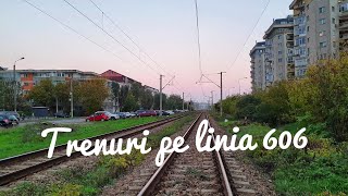 Trenuri în Iași pe L606/Trains in Iași on 606 line 04.11.2020