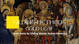 Gilding (Gold Leaf) Techniques demonstration