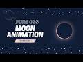 Pure CSS Moon Animation 🌙 | Create a Crescent Moon Using HTML & CSS