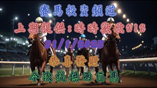 賽馬投資-31/1/2025 香港賽馬第5/9場貼士心水 WIN PLACE 3X4 HK Horse Racing Tips R5 R9