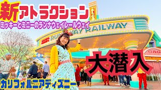 【ミッキーづくし！？】めっちゃ可愛いキューライン大公開！新しいアトラクションに大潜入/ミッキーとミニーのランナウェイレールウェイ