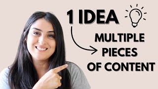 How To Turn One Idea Into Multiple Pieces Of Content