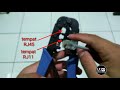 tutorial cara crimping kabel utp rj45 kabel lan