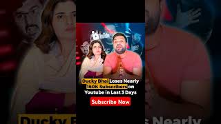 🚨 Ducky Bhai Losing Subscribers After Sham Idrees Controversy?! 🔥🤯 #YouTubeDrama