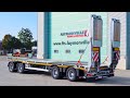 MAX Trailer - MAX600 flatbed low-loader trailer with 4 axles & double ramps