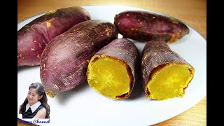 วิธีทำมันเผาด้วยเตาอบ : How to bake Japanese sweet potato l Sunny Thai Food