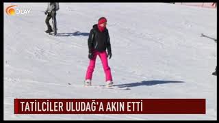 Tatilciler Uludağ'a akın etti