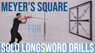 Solo Longsword:   Meyer's Square for solo drills