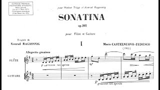 Mario Castelnuovo-Tedesco - Sonatina for Flute and Guitar, Op.205