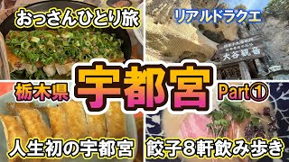 【おっさん　ひとり旅】関東　栃木県①　宇都宮市　人生初宇都宮　餃子８軒飲み歩き　大谷資料館　老舗庄助　みんみん　2泊3日　2024年12月上旬【Vlog】