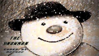 The Snowman, 1987 Modnoc Demo On Real ATARI ST MEGA 4.