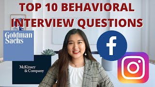 Top 10 behavioral interview questions and how to answer them || consulting behavioral interview