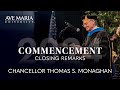 Chancellor Thomas Monaghan | Commencement 2024