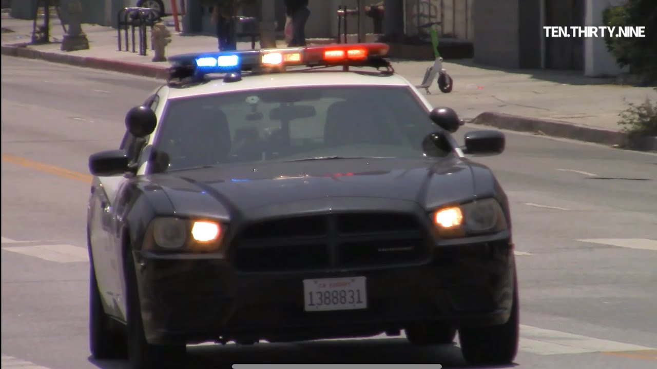 Lapd Units Responding Code 3 Youtube
