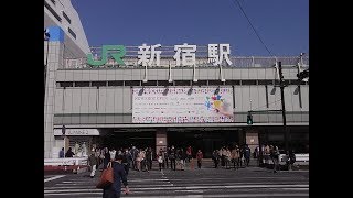 【4K散歩動画】 Walking around　 Shinjuku Station  新宿駅　一周散歩