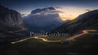 Epic Drive in Dolomites - Passo Gardena In Winter