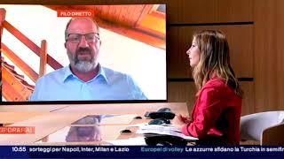 Antonino Iaria ospite a RaiNews24 - 31/08/23