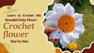 How to Crochet a Big Flower | Easy & Beautiful Crochet Flower Tutorial