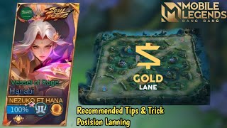 (You Must Try) Tips & Trick Hanabi Posision Lanning Join War | Top Global Hanabi | MLBB