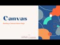 Setting A Canvas Home Page