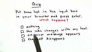 Entering Input - Web Development