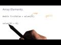 Array Elements - Intro to Java Programming
