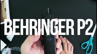 Unboxing Behringer P2 In-Ear Monitor Amplifier