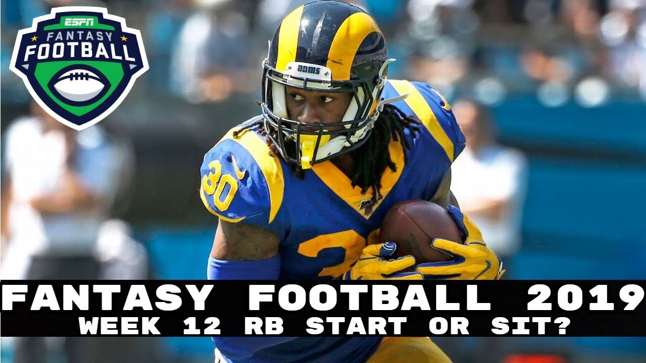 2019 Fantasy Football: Week 12 Running Backs - Start Or Sit? (Every ...