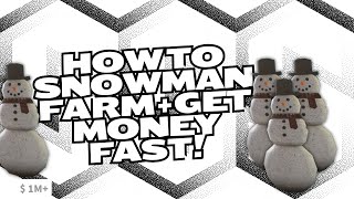 How to snowman farm in bloxburg!