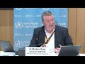 LIVE: Media briefing on global health issues