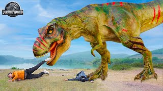 Jurassic World Camp Cretaceous Fan Made Film | T-rex Chase 2023 | Dinosaur Video | Ms Sandy