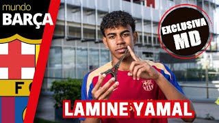 ENTREVISTA EXCLUSIVA con LAMINE YAMAL : "Ojalá sea una LEYENDA del BARÇA " | FC Barcelona - La Masia
