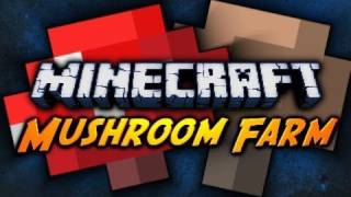 Minecraft One Button Mushroom Farm Peaceful Map Update