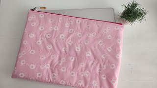 Make a Laptop Sleeve Quickly and Easily ✅ Laptop Sleeve Sewing Tutorial #diy #handmade