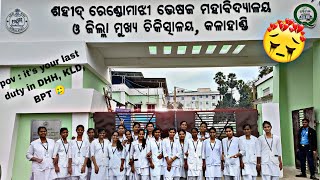 Guy's it's our last duty in DHH,bhawanipatna, Kalahandi( Govt college of nursing )  #trending#viral