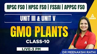 RPSC FSO | HPSC FSO | FSSAI | APPSC FSO | Unit III \u0026 Unit V by Meenakshi Rathi | Class 10