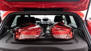 Installing SPEC D red LED TAILLIGHTS FOCUS ST and  RS