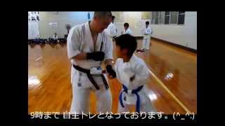 福井も極真空手！ 浜井派 福井県本部 ！清水道場PR動画！！（きらら館　清水中学校 剣道場）