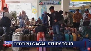 iNews NTT - Puluhan Mahasiswa Terlantar di Bandara, Diduga jadi Korban Penipuan Study Tour