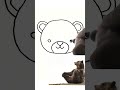 Very easy bear drawing #drawing #artdrawing #easydrawing #howtodraw