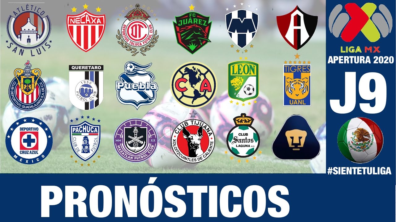 PRONÓSTICOS JORNADA 9 LIGA MX TORNEO APERTURA 2020⚽️ - YouTube