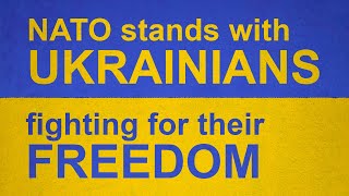 NATO stands with all Ukrainians 🇺🇦 fighting for their freedom and our shared security