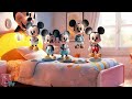 five little mickeys jumping on the bed nursery rhymes u0026 kids songs