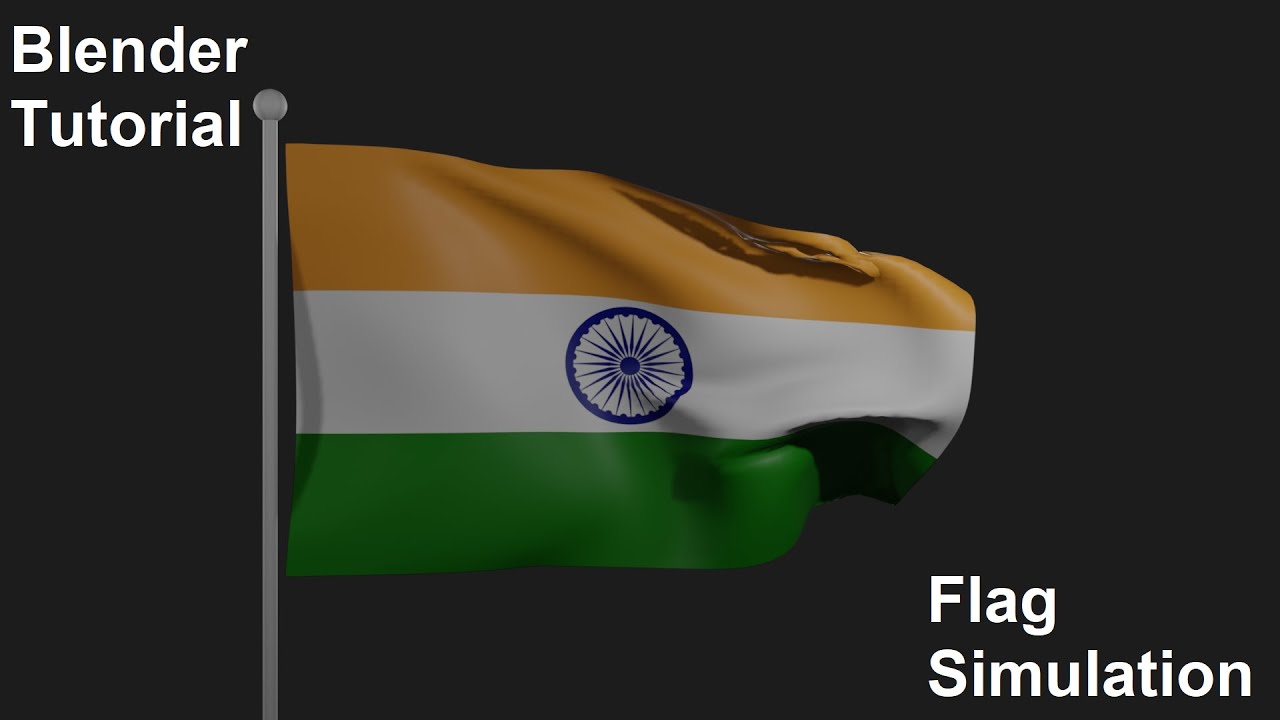 How To Make Flag Simulation In Blender Step By Step Tutorial